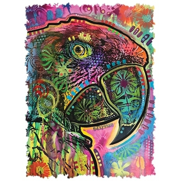 T-Shirt - kurzarm - pychedelic parrot
